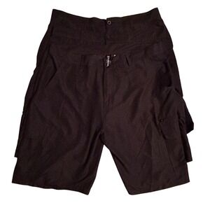 Burnside 3 pairs Men Cargo Shorts Black Sz 40 Utility Pockets Outdoor Pickleball